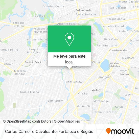 Carlos Carneiro Cavalcante mapa