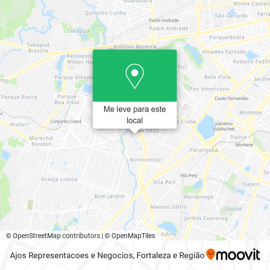 Ajos Representacoes e Negocios mapa