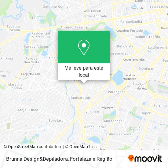 Brunna Design&Depiladora mapa