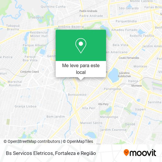Bs Servicos Eletricos mapa