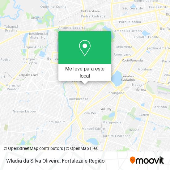 Wladia da Silva Oliveira mapa