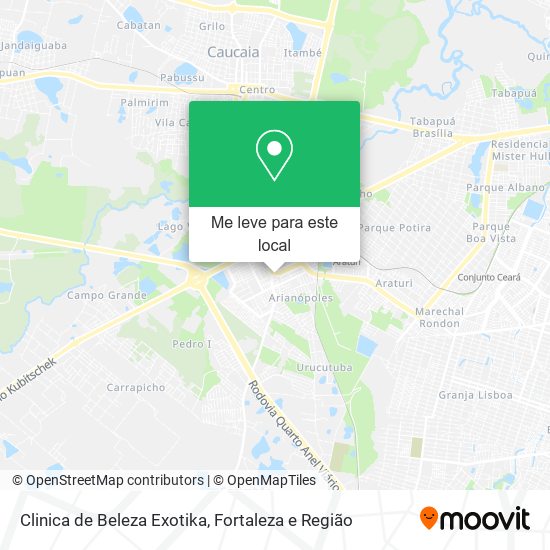 Clinica de Beleza Exotika mapa