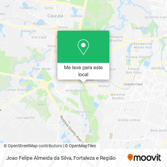 Joao Felipe Almeida da Silva mapa