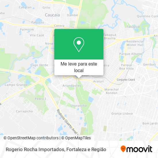 Rogerio Rocha Importados mapa