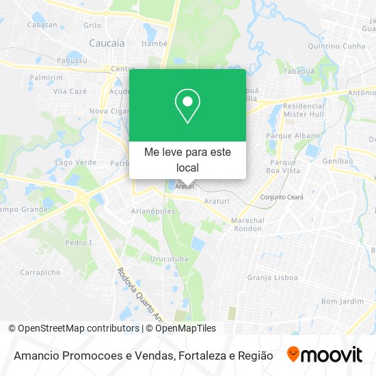 Amancio Promocoes e Vendas mapa