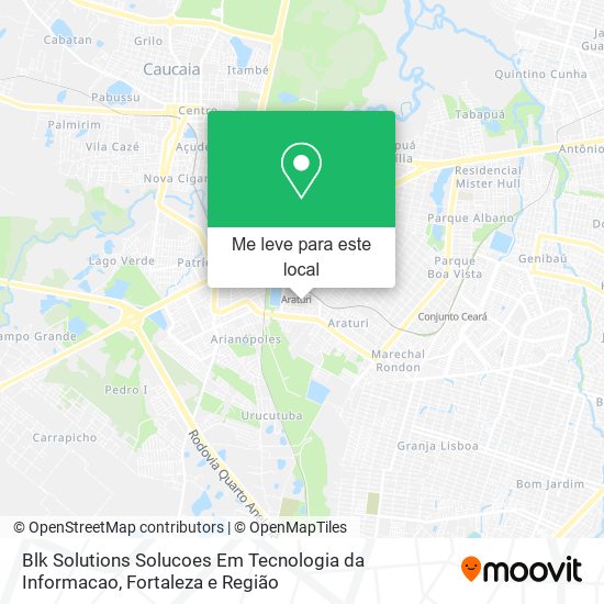 Blk Solutions Solucoes Em Tecnologia da Informacao mapa