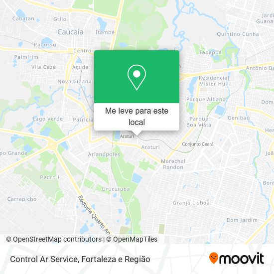 Control Ar Service mapa