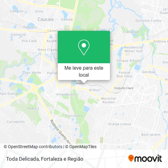 Toda Delicada mapa