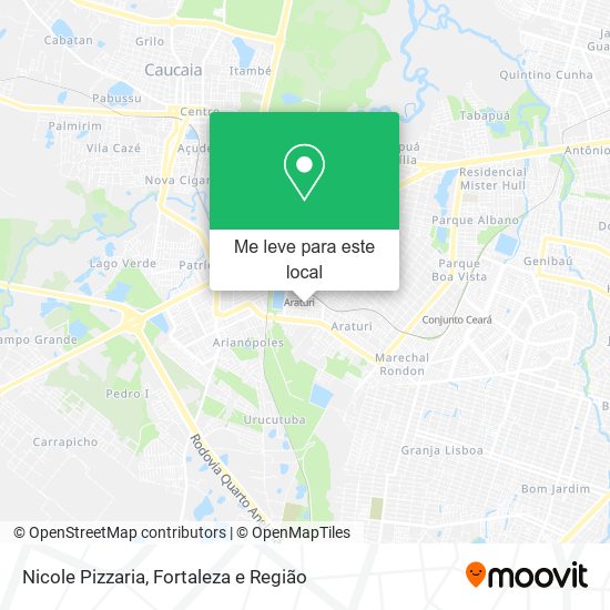 Nicole Pizzaria mapa