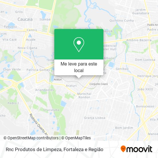 Rnc Produtos de Limpeza mapa