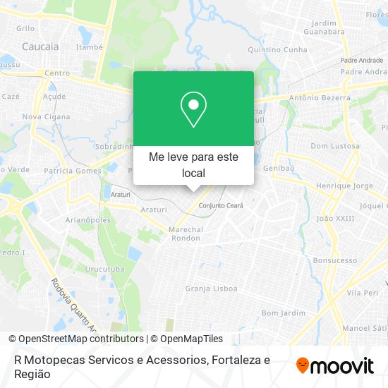 R Motopecas Servicos e Acessorios mapa