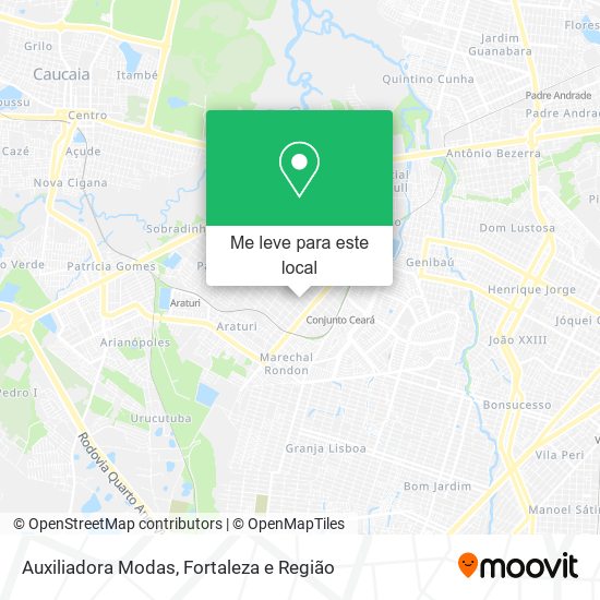 Auxiliadora Modas mapa