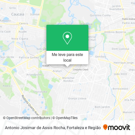 Antonio Josimar de Assis Rocha mapa