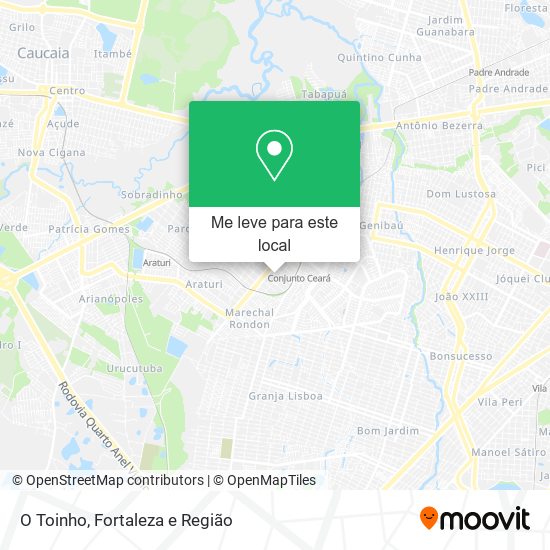 O Toinho mapa