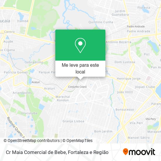 Cr Maia Comercial de Bebe mapa