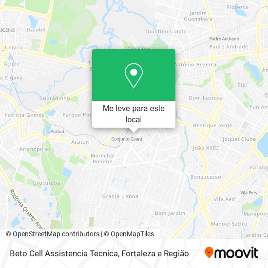 Beto Cell Assistencia Tecnica mapa