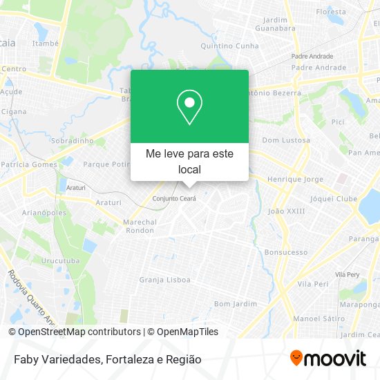 Faby Variedades mapa