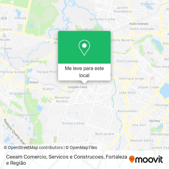 Ceeam Comercio, Servicos e Construcoes mapa