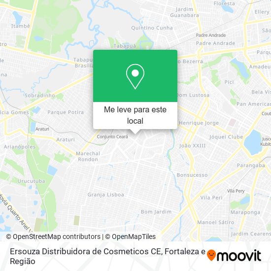 Ersouza Distribuidora de Cosmeticos CE mapa