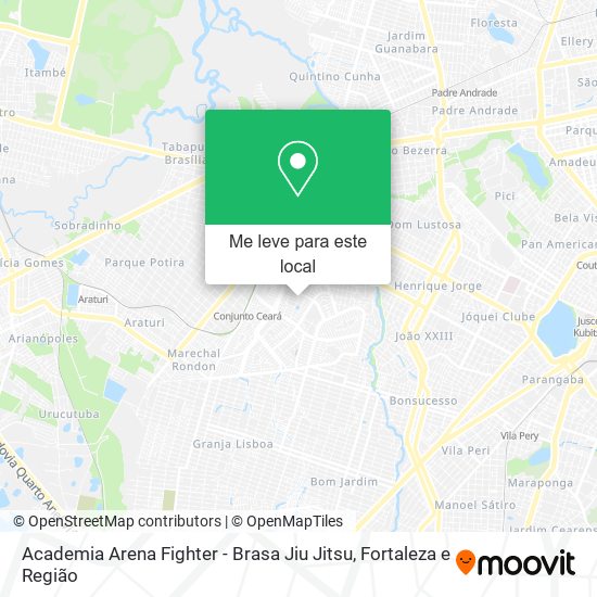 Academia Arena Fighter - Brasa Jiu Jitsu mapa