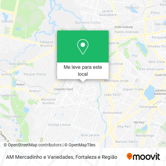 AM Mercadinho e Variedades mapa