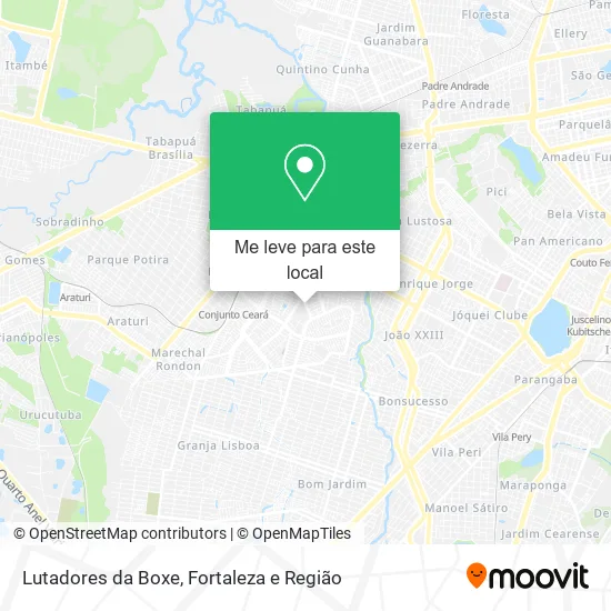 Lutadores da Boxe mapa