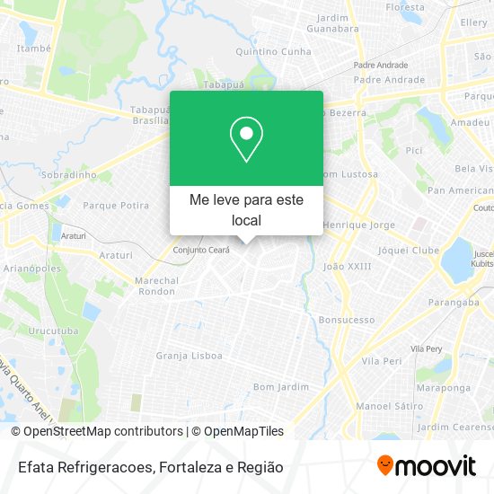 Efata Refrigeracoes mapa