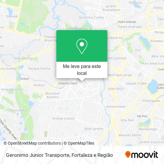 Geronimo Junior Transporte mapa