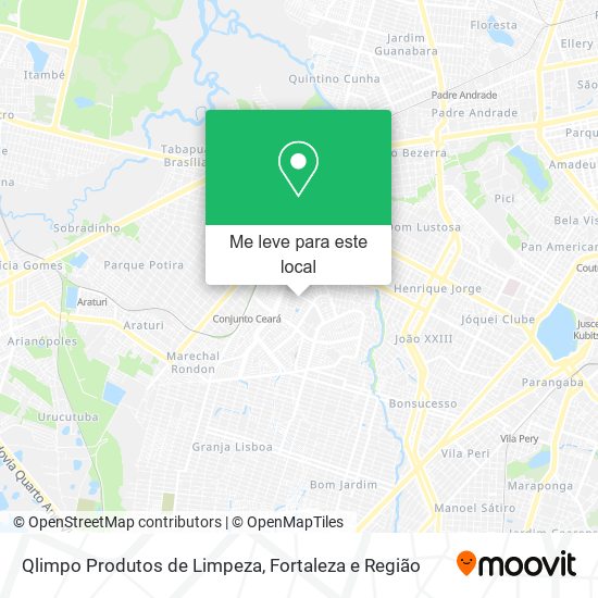 Qlimpo Produtos de Limpeza mapa