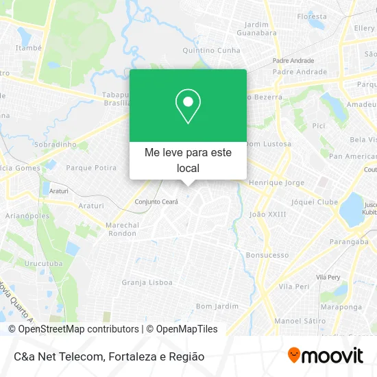 C&a Net Telecom mapa