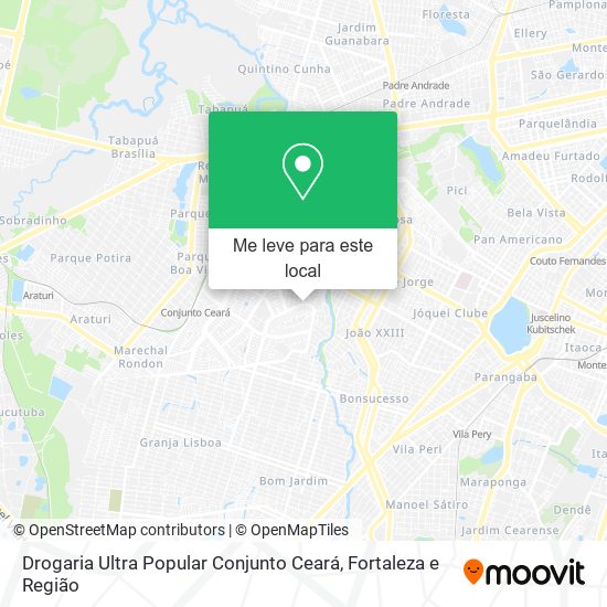 Drogaria Ultra Popular Conjunto Ceará mapa