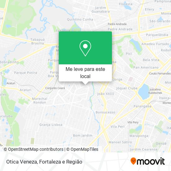 Otica Veneza mapa