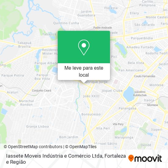 Iassete Moveis Indústria e Comércio Ltda mapa