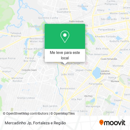 Mercadinho Jp mapa