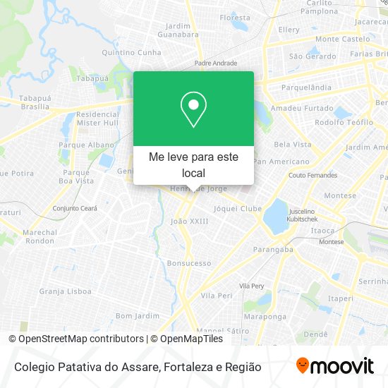 Colegio Patativa do Assare mapa