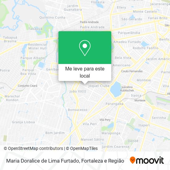 Maria Doralice de Lima Furtado mapa