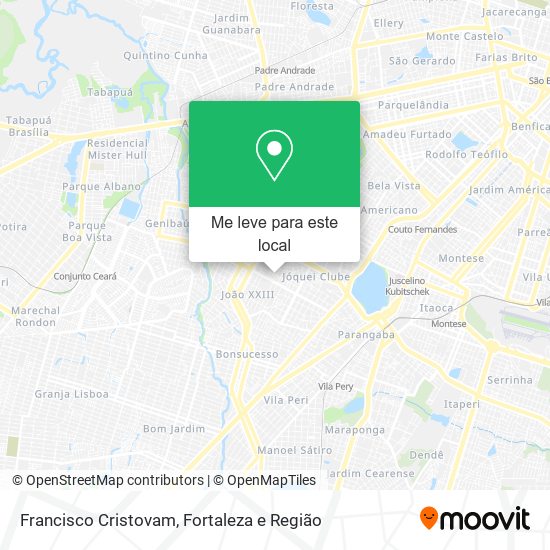 Francisco Cristovam mapa