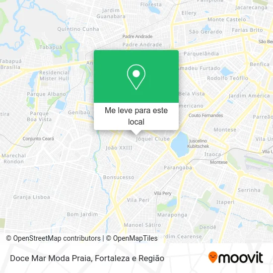 Doce Mar Moda Praia mapa