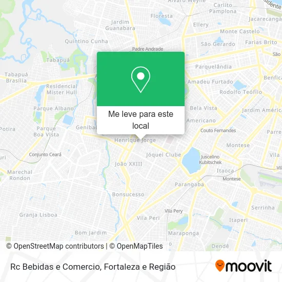 Rc Bebidas e Comercio mapa