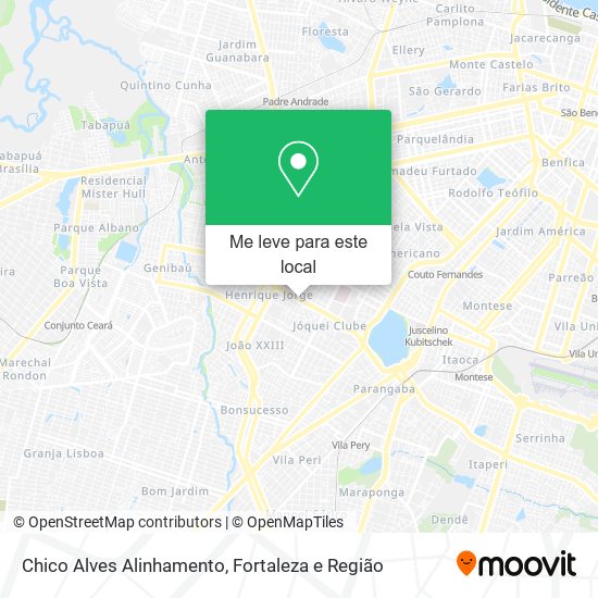 Chico Alves Alinhamento mapa
