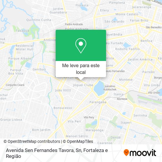 Avenida Sen Fernandes Tavora, Sn mapa