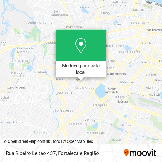 Rua Ribeiro Leitao 437 mapa