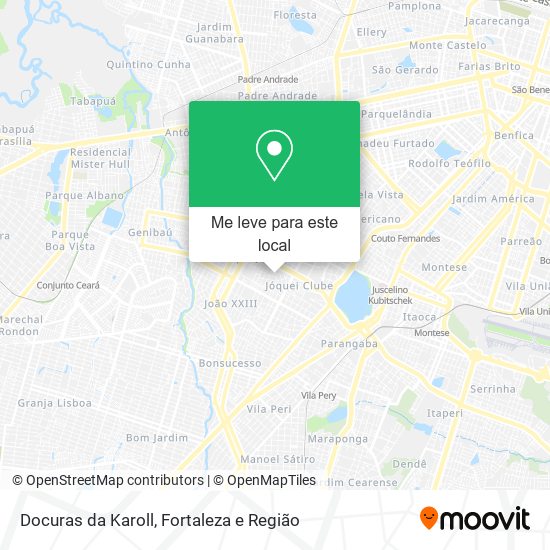 Docuras da Karoll mapa