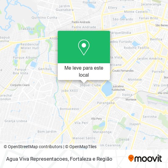 Agua Viva Representacoes mapa