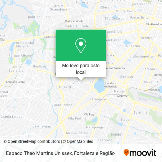Espaco Theo Martins Unissex mapa