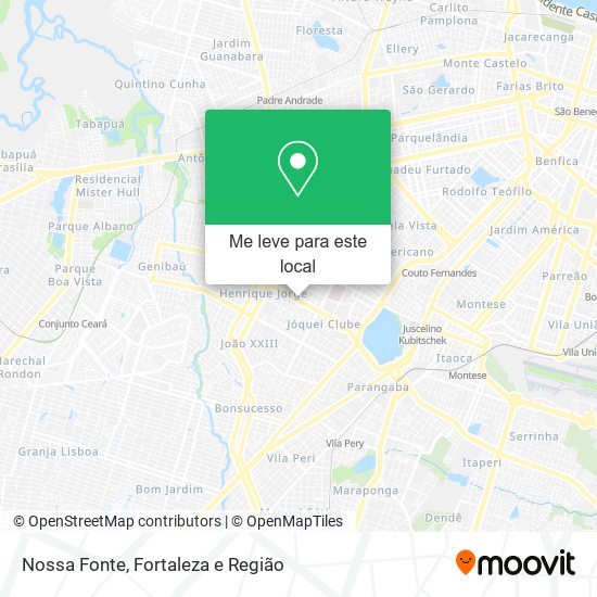 Nossa Fonte mapa