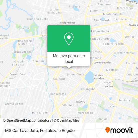 MS Car Lava Jato mapa