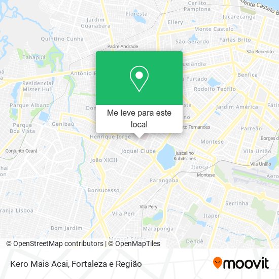 Kero Mais Acai mapa