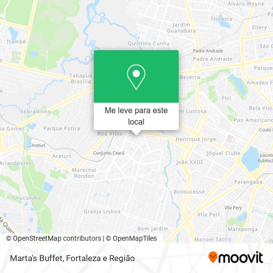 Marta's Buffet mapa