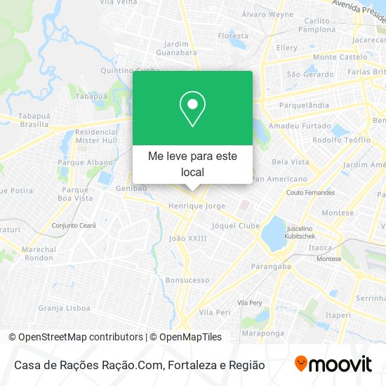 Casa de Rações Ração.Com mapa